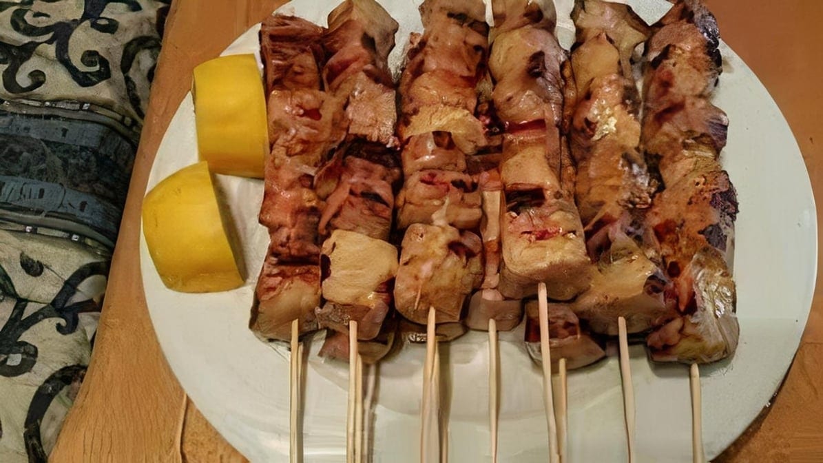 Pork Souvlaki.