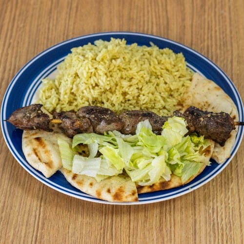 Lamb Souvlaki.