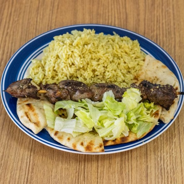 Lamb Souvlaki.