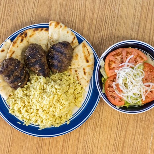 Beef Bifteki.