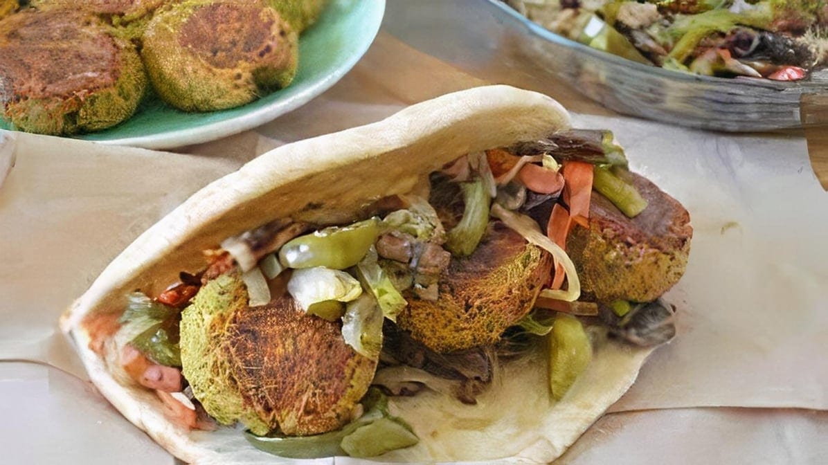 Falafel Gyro.